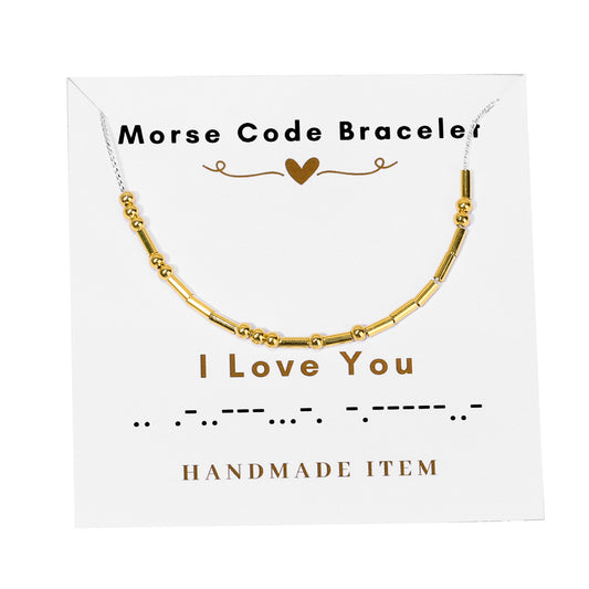 Morse code necklace alphanumeric couple personalized collarbone chain necklace